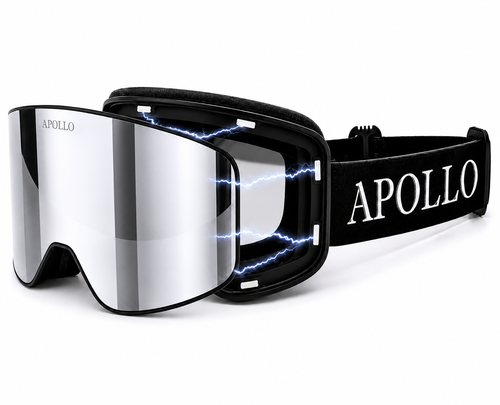 Chrome Magnetic Ski Goggles V3