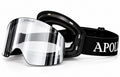 Clear Magnetic Ski Goggles V3