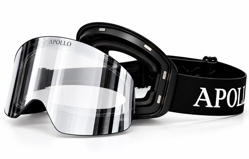 Clear Magnetic Ski Goggles V3