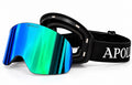 Green Magnetic Ski Goggles V3
