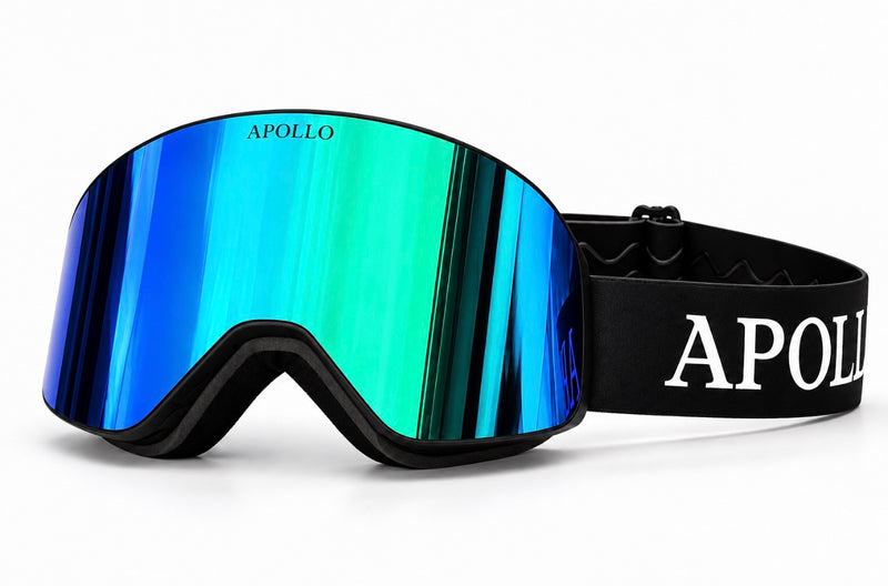 Green Magnetic Ski Goggles V3