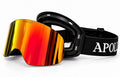 Orange Magnetic Ski Goggles V3