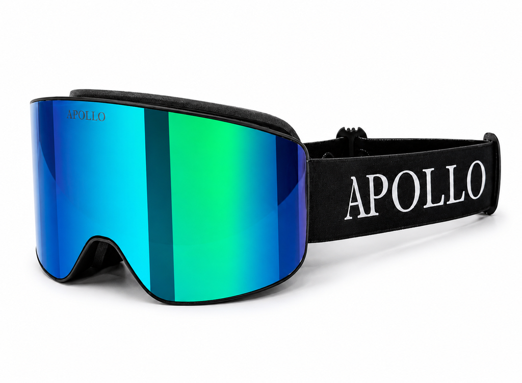 Green Magnetic Ski Goggles V3