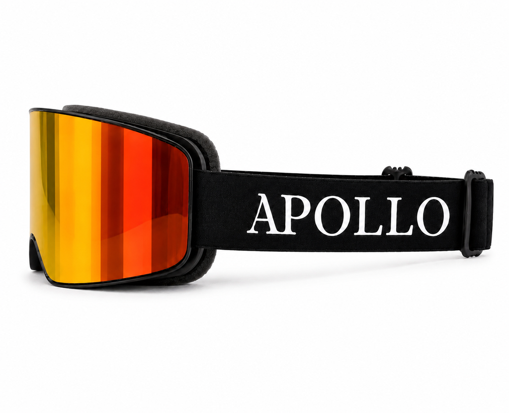 Orange Magnetic Ski Goggles V3